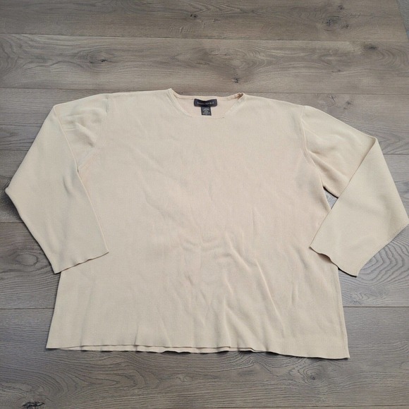 Banana Republic Sweater Men Extra Large Beige Classiccore Preppy Casual Academia - Picture 1 of 7